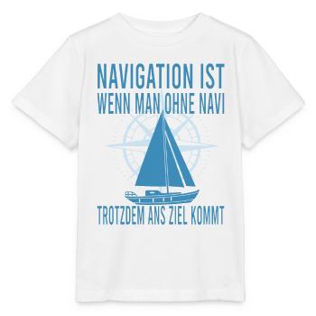 Segeln Segelschein Käpt'n Segelboot Segler Käpten - Stanley/Stella Kinder T-Shirt MINI CREATOR  - Weiß - Vorne - Maike (125cm)