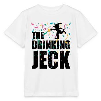 Le Jeck à boire - Carnaval Carnaval Alaaf Helau - T-shirt bio MINI CREATOR Stanley/Stella Enfant - blanc - Devant - Maike (125cm)