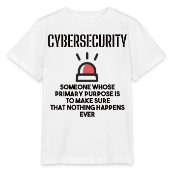 Cybersecurity - IT Security Computer Scientists - Stanley/Stella MINI CREATOR Kids’ T-Shirt - white - Front - Maike (125cm)
