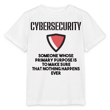 Cybersécurité - Informaticiens en sécurité des TI - T-shirt bio MINI CREATOR Stanley/Stella Enfant - blanc - Devant - Maike (125cm)