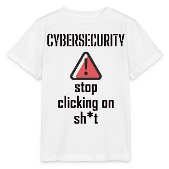 Cybersécurité - Informaticiens en sécurité des TI - T-shirt bio MINI CREATOR Stanley/Stella Enfant - blanc - Devant - Maike (125cm)