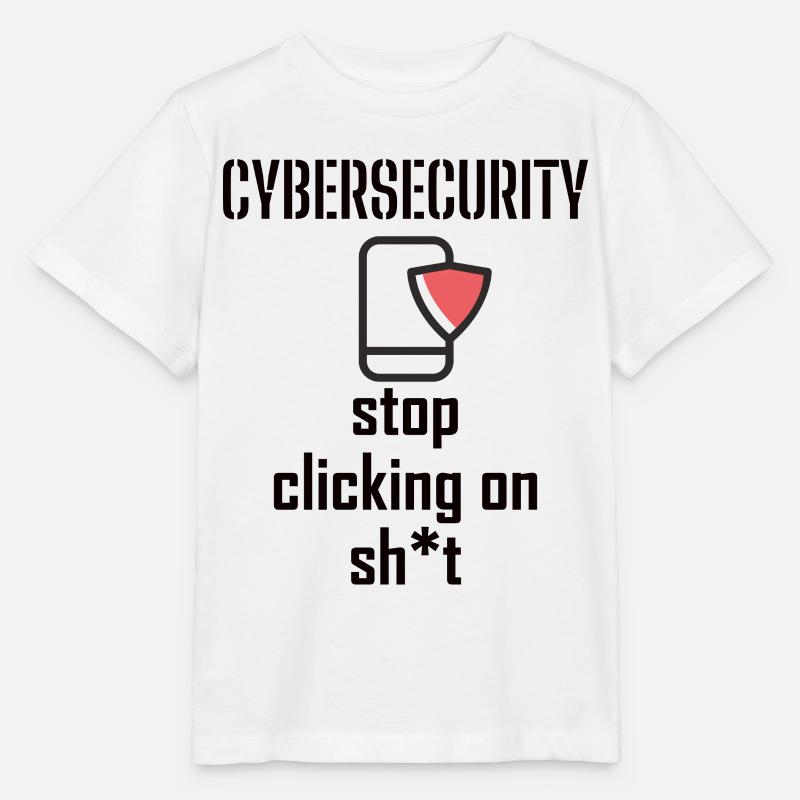 Cybersecurity - IT Security Computer Scientists - Stanley/Stella MINI CREATOR Kids’ T-Shirt - white