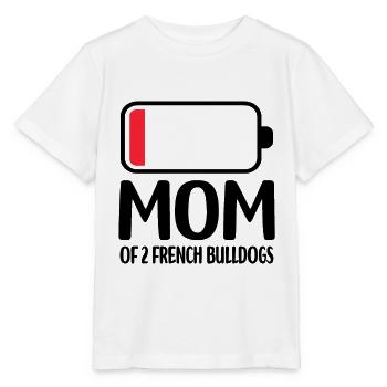 French Bulldog - Stanley/Stella MINI CREATOR Kids’ T-Shirt - white - Front - Maike (125cm)