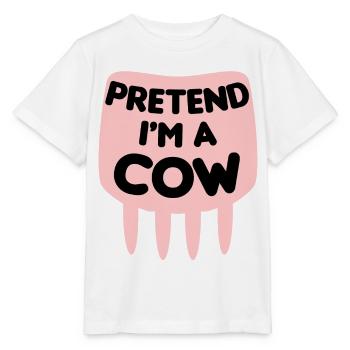 Faites semblant d’être une vache Tu comme si je suis une vache - T-shirt bio MINI CREATOR Stanley/Stella Enfant - blanc - Devant - Maike (125cm)