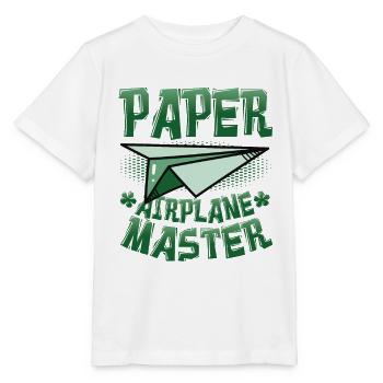 Papierflieger Master. - Stanley/Stella Kinder T-Shirt MINI CREATOR  - Weiß - Vorne - Maike (125cm)