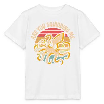 Poulpe Poulpe Tentacule de mer Poulpe Poulpe Poulpe Poulpe - T-shirt bio MINI CREATOR Stanley/Stella Enfant - blanc - Devant - Maike (125cm)