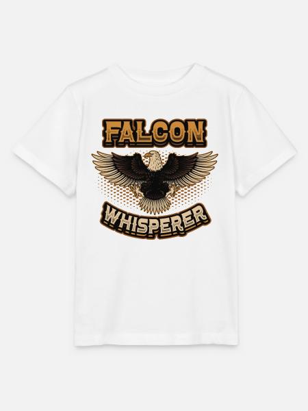 Falkenflüsterer-bussard. - Stanley/Stella Kinder T-Shirt MINI CREATOR  - Weiß