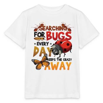 Search for insects - Stanley/Stella MINI CREATOR Kids’ T-Shirt - white - Front - Maike (125cm)