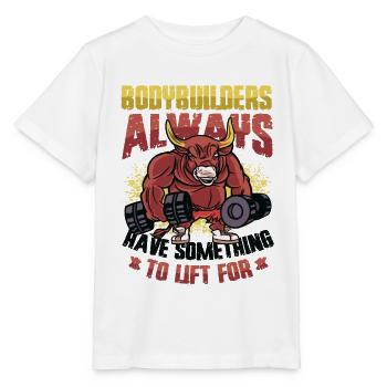 Bodybuilder Haben Etwas Zu Heben Für Gewicht - Stanley/Stella Kinder T-Shirt MINI CREATOR  - Weiß - Vorne - Maike (125cm)