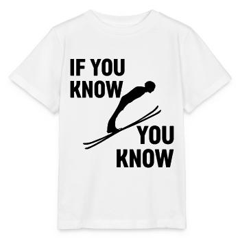 Wenn Sie Wissen, Dass Sie Skifahren Können Champ - Stanley/Stella Kinder T-Shirt MINI CREATOR  - Weiß - Vorne - Maike (125cm)