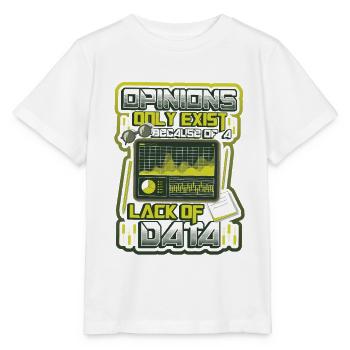 Opinions Data Shortage - Data Scientist Data - Stanley/Stella MINI CREATOR Kids’ T-Shirt - white - Front - Maike (125cm)