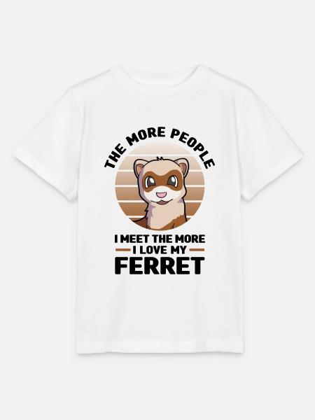 Frettchen - Stanley/Stella Kinder T-Shirt MINI CREATOR  - Weiß