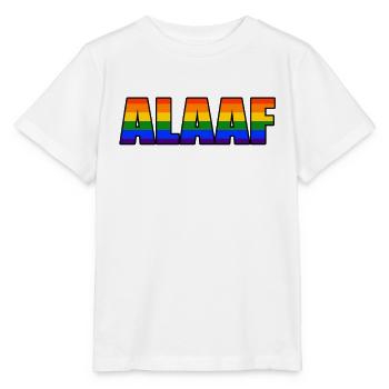 Chaque Jeck est différent! Moi aussi. Carnaval LGBTQ de Cologne - T-shirt bio MINI CREATOR Stanley/Stella Enfant - blanc - Devant - Maike (125cm)