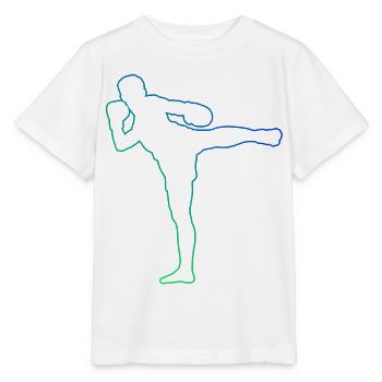 Thai Boxing Thai Boxer Muay Thai Thai Boxing - Stanley/Stella MINI CREATOR Kids’ T-Shirt - white - Front - Maike (125cm)