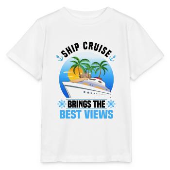 Kreuzfahrt - Stanley/Stella Kinder T-Shirt MINI CREATOR  - Weiß - Vorne - Maike (125cm)