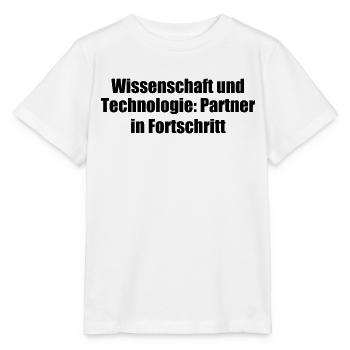 Wissenschaft - Wissenschaft und Technologie: - Stanley/Stella Kinder T-Shirt MINI CREATOR  - Weiß - Vorne - Maike (125cm)