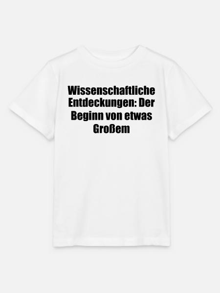 Wissenschaft - Wissenschaftliche Entdeckungen: - Stanley/Stella Kinder T-Shirt MINI CREATOR - Weiß