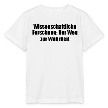 Wissenschaft - Wissenschaftliche Forschung: Der - Stanley/Stella Kinder T-Shirt MINI CREATOR  - Weiß - Vorne - Maike (125cm)