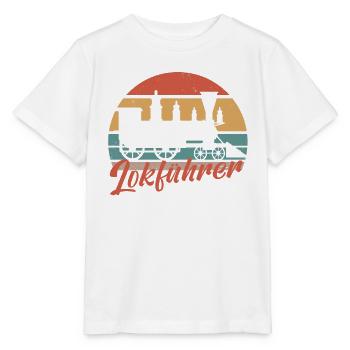 Modeleisenbahner Modeleisenbahn Modellzug Lok - Stanley/Stella Kinder T-Shirt MINI CREATOR  - Weiß - Vorne - Maike (125cm)