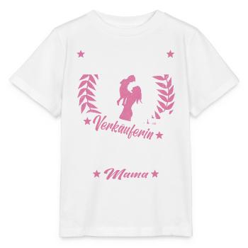 Verkäuferin Muttertag Einzelhandel Verkäufer - Stanley/Stella Kinder T-Shirt MINI CREATOR  - Weiß - Vorne - Maike (125cm)