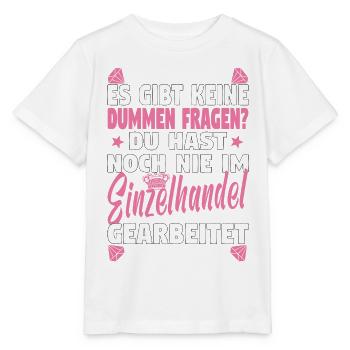 Verkäuferin Muttertag Einzelhandel Verkäufer - Stanley/Stella Kinder T-Shirt MINI CREATOR  - Weiß - Vorne - Maike (125cm)