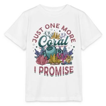 Nur Noch Eine Koralle, Verspreche Ich, Riffbecken - Stanley/Stella Kinder T-Shirt MINI CREATOR  - Weiß - Vorne - Maike (125cm)
