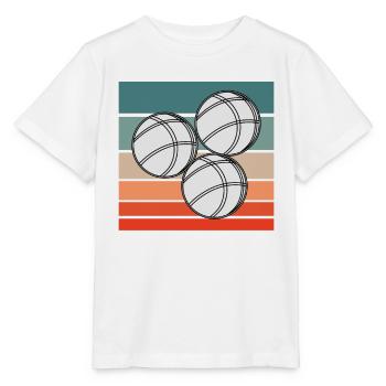 Boccia Boule Petanque Ball Sports Ball Game - Stanley/Stella MINI CREATOR Kids’ T-Shirt - white - Front - Maike (125cm)
