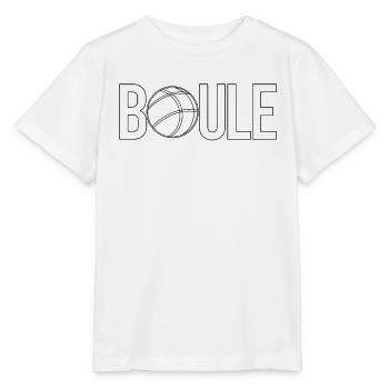 Boule Boccia Ball Sports Petanque Balls Game - Stanley/Stella MINI CREATOR Kids’ T-Shirt - white - Front - Maike (125cm)
