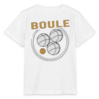 Boule Boccia Ball Sports Petanque Balls Game - Stanley/Stella MINI CREATOR Kids’ T-Shirt - white - Front - Maike (125cm)
