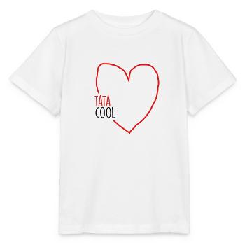tata cool - T-shirt bio MINI CREATOR Stanley/Stella Enfant - blanc - Devant - Maike (125cm)