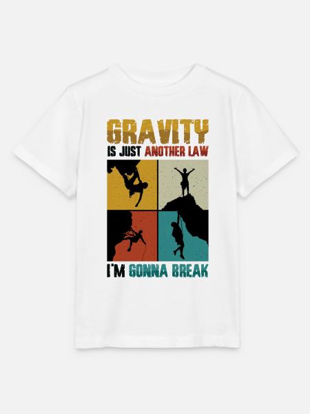 Anti-schwerkraft-bouldern, Felsklettern - Stanley/Stella Kinder T-Shirt MINI CREATOR  - Weiß