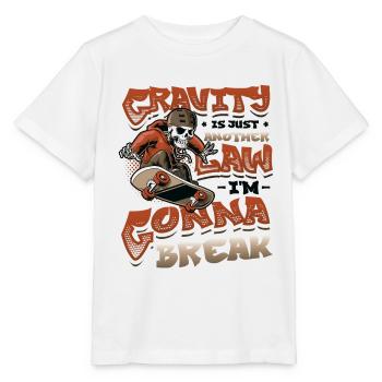 Skateboard Halfpipe, Tricks, Skateboarding - T-shirt bio MINI CREATOR Stanley/Stella Enfant - blanc - Devant - Maike (125cm)
