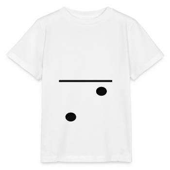 Domino Game Tile 0-2 - Drôle de costume de groupe - T-shirt bio MINI CREATOR Stanley/Stella Enfant - blanc - Devant - Maike (125cm)