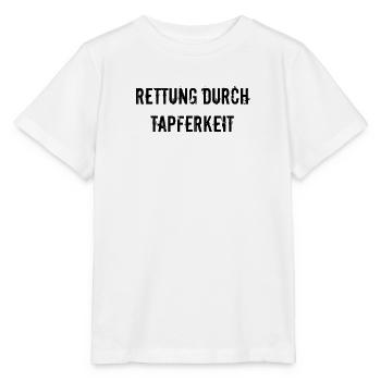 Feuerwehr - Rettung durch Tapferkeit - Stanley/Stella Kinder T-Shirt MINI CREATOR  - Weiß - Vorne - Maike (125cm)