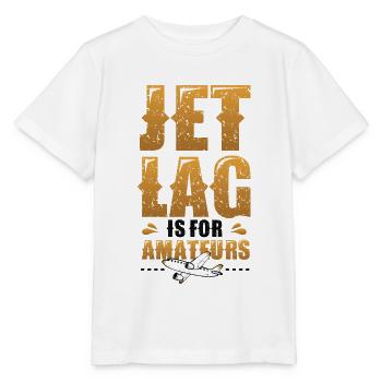 Le décalage horaire s’adresse aux amateurs, aux passionnés de voyages - T-shirt bio MINI CREATOR Stanley/Stella Enfant - blanc - Devant - Maike (125cm)
