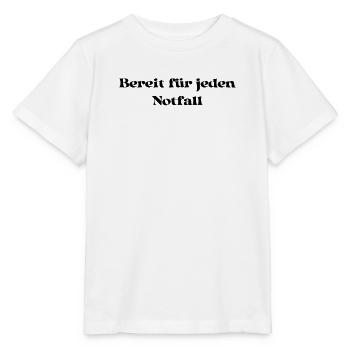 Feuerwehr - Bereit für jeden Notfall - Stanley/Stella Kinder T-Shirt MINI CREATOR  - Weiß - Vorne - Maike (125cm)