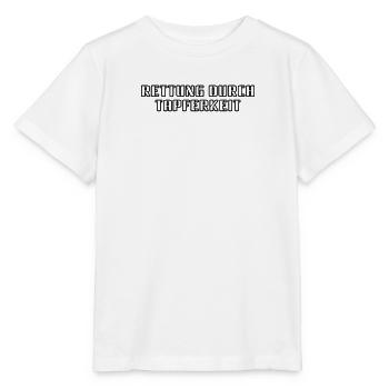 Feuerwehr - Rettung durch Tapferkeit - Stanley/Stella Kinder T-Shirt MINI CREATOR  - Weiß - Vorne - Maike (125cm)