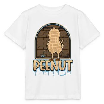 Peenut, drôle de cacahuète qui fait - T-shirt bio MINI CREATOR Stanley/Stella Enfant - blanc - Devant - Maike (125cm)