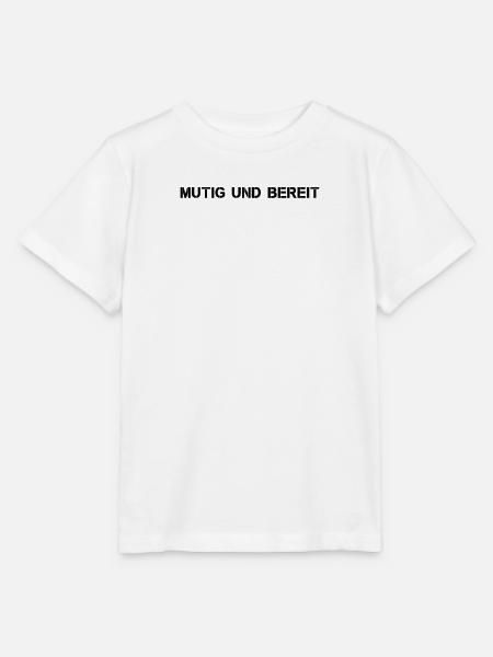 Feuerwehr - Mutig und bereit - Stanley/Stella Kinder T-Shirt MINI CREATOR - Weiß