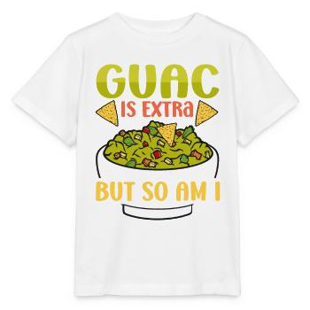 Avocado Guacamole Mexikanisch Mexiko Latino - Stanley/Stella Kinder T-Shirt MINI CREATOR  - Weiß - Vorne - Maike (125cm)