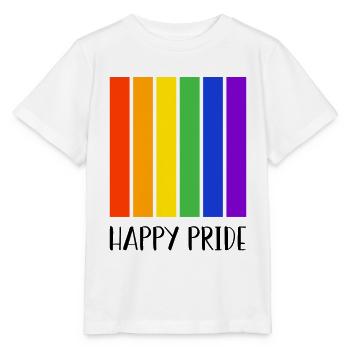 Fierté LGBT amour gagne, nous sommes queer et fiers - T-shirt bio MINI CREATOR Stanley/Stella Enfant - blanc - Devant - Maike (125cm)