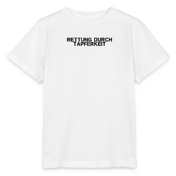 Feuerwehr - Rettung durch Tapferkeit - Stanley/Stella Kinder T-Shirt MINI CREATOR  - Weiß - Vorne - Maike (125cm)