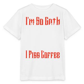 Satan Belzébuth Diable Gothique Pentagramme Mystique - T-shirt bio MINI CREATOR Stanley/Stella Enfant - blanc - Devant - Maike (125cm)