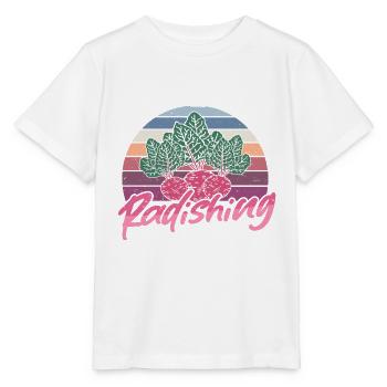 Farmer Farmer Farmer Farm Country Egg Fieldwork - Stanley/Stella MINI CREATOR Kids’ T-Shirt - white - Front - Maike (125cm)