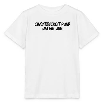 Feuerwehr - Einsatzbereit rund um die Uhr - Stanley/Stella Kinder T-Shirt MINI CREATOR  - Weiß - Vorne - Maike (125cm)