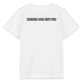 Feuerwehr - Dienen und Retten - Stanley/Stella Kinder T-Shirt MINI CREATOR  - Weiß - Vorne - Maike (125cm)