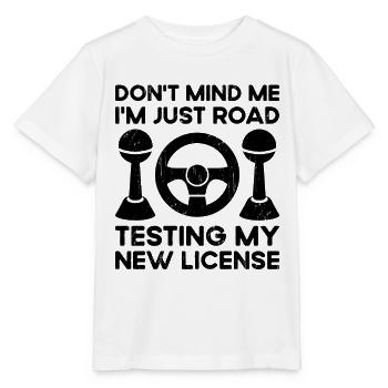 Permis de conduire passé Nouveau permis de conduire S - T-shirt bio MINI CREATOR Stanley/Stella Enfant - blanc - Devant - Maike (125cm)