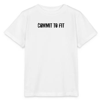 Fitness - Commit to fit - Stanley/Stella MINI CREATOR Kids’ T-Shirt - white - Front - Maike (125cm)