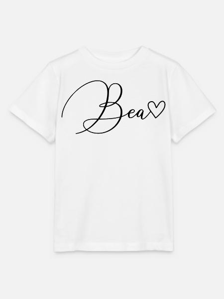 Bea Name Vorname Mädchen - Stanley/Stella Kinder T-Shirt MINI CREATOR  - Weiß