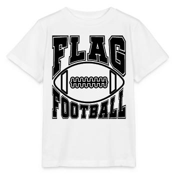 Flag Football Player Men Women Children - Stanley/Stella MINI CREATOR Kids’ T-Shirt - white - Front - Maike (125cm)